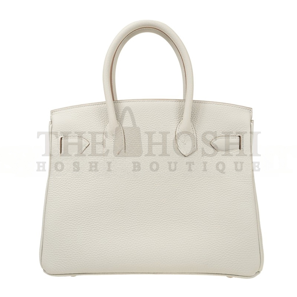 H**me5 BIRKIN 30 TOGO PURE WHITE COWHIDE HANDBAG BK3080TCSS (30*23*15cm) Master Quality